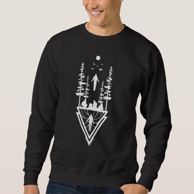 Running up that hill Max floating Sweatshirt (Front)