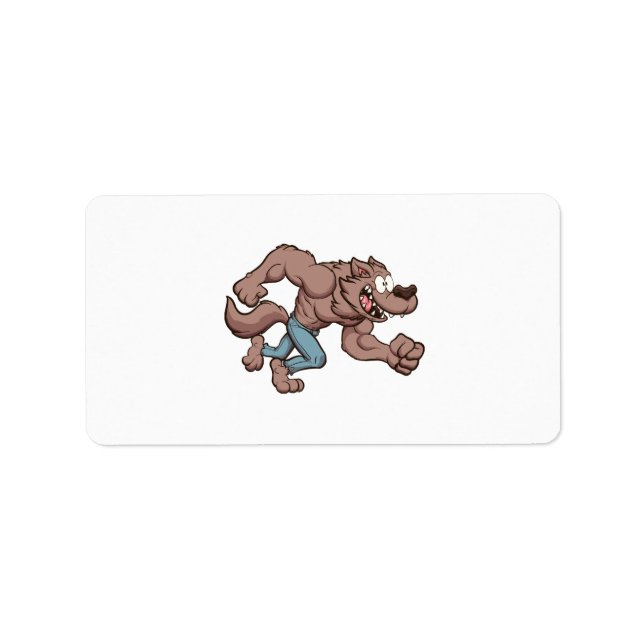 Running Werewolf Label (Front)