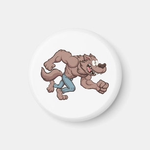 Running Werewolf Magnet