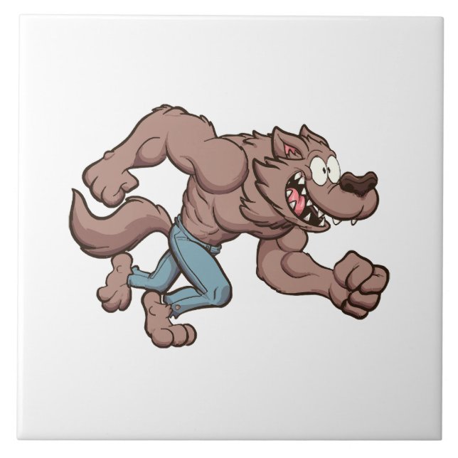 Running Werewolf Tile (Front)