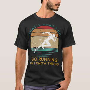 Running Whiz: Strides & Quirky Insights Fun Tee fo