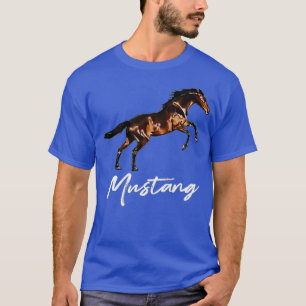 Running Wild Mustang Horse breed Equestrian Lover T-Shirt