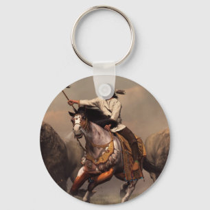 Running With Buffalo Key Ring
