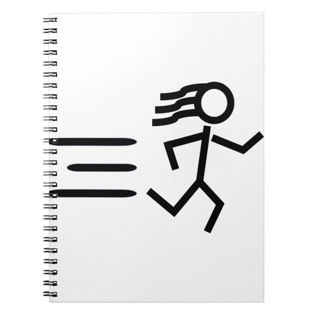 Running Woman Notebook (Front)