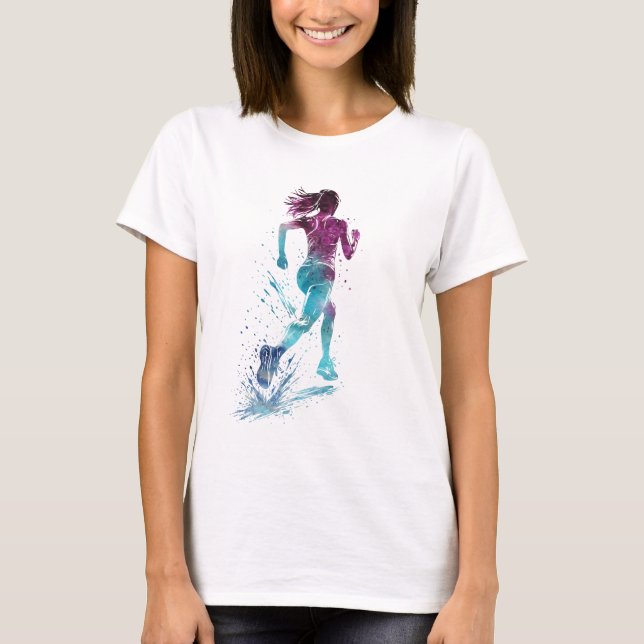 Running Woman T-Shirt (Front)
