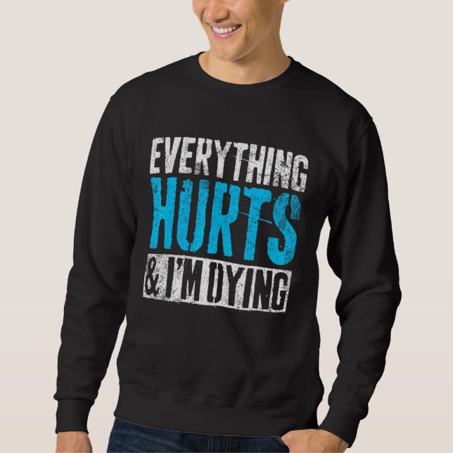 Running Workout Fitness 1 Sweatshirt (Front)