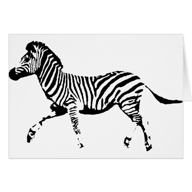 Running Zebra (Front Horizontal)