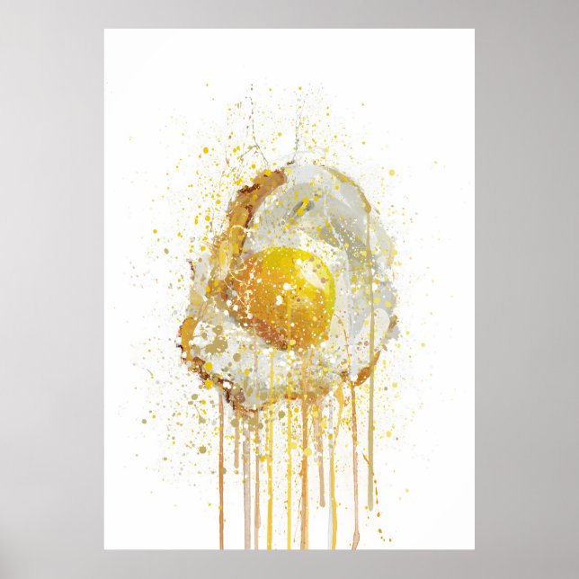 Runny Egg Poster (Front)
