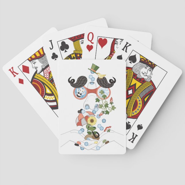 Runny nose of grace (remake) playing cards (Back)