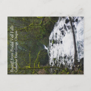 Runoff from Bridal Veil Falls, Oregon Postcard