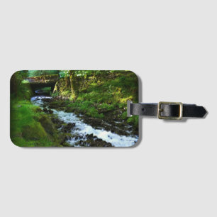 Runoff from Wahkeena Falls, OR Luggage Tag