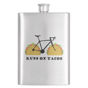 Runs On Tacos Hip Flask