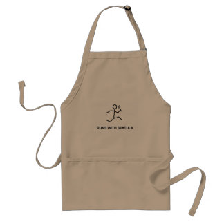 Runs with spatula standard apron