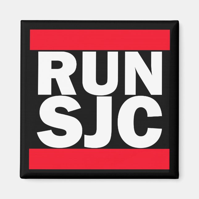 runSJCblk Magnet (Front)