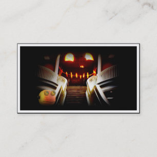 Rupert at the Spooky Staircase Business Card