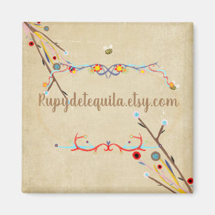 Rupy de Tequila add your name custom business Magnet