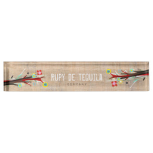 RUPY DE TEQUILA NAMEPLATE