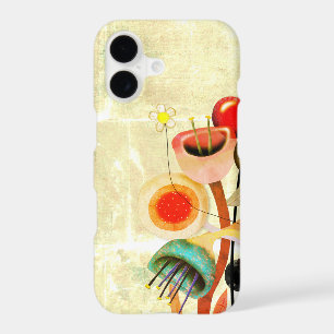 RUPYDETEQUILA floral blue wonderland layered art