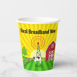 Rural Broadband Now Paper Cups