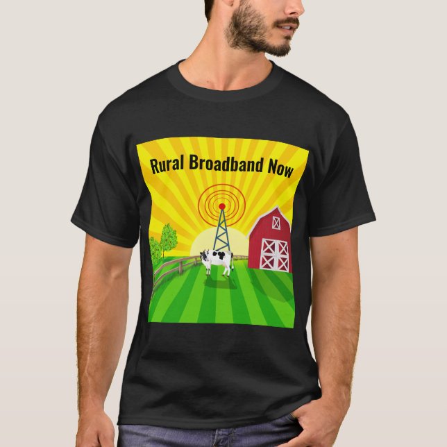 Rural Broadband Now T-Shirt (Front)