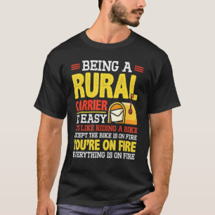 Rural Carriers Postal Worker  Mailman Mail Lady T-Shirt