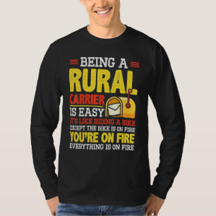 Rural Carriers Postal Worker  Mailman Mail Lady T-Shirt
