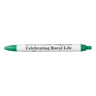 Rural Fiction Magazine  Blue Ink Pen