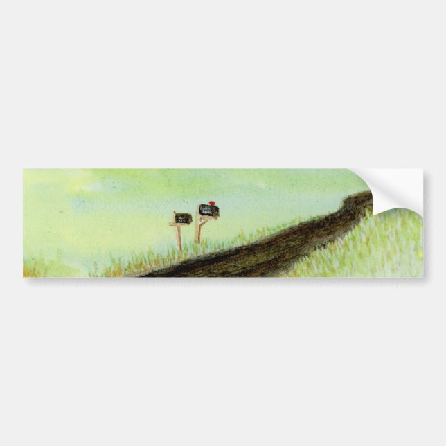 Rural Free Delivery Bumper Sticker (Front)