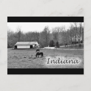Rural Indiana Postcard