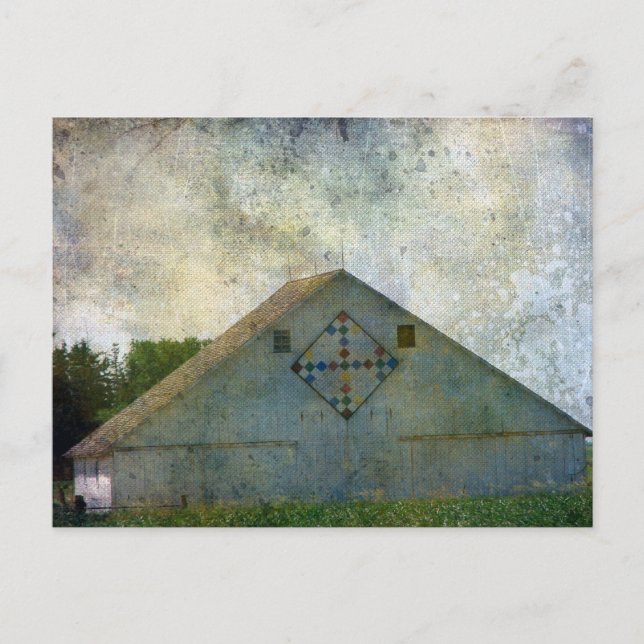 Rural Iowa Barn 2 Postcard (Front)