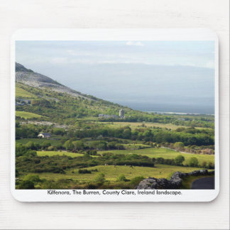 Rural Ireland landscape, The Burren, Co. Clare Mouse Pad