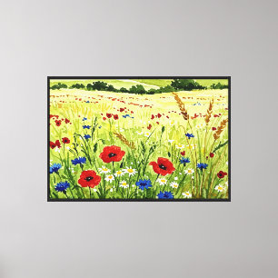 Rural landscape canvas print
