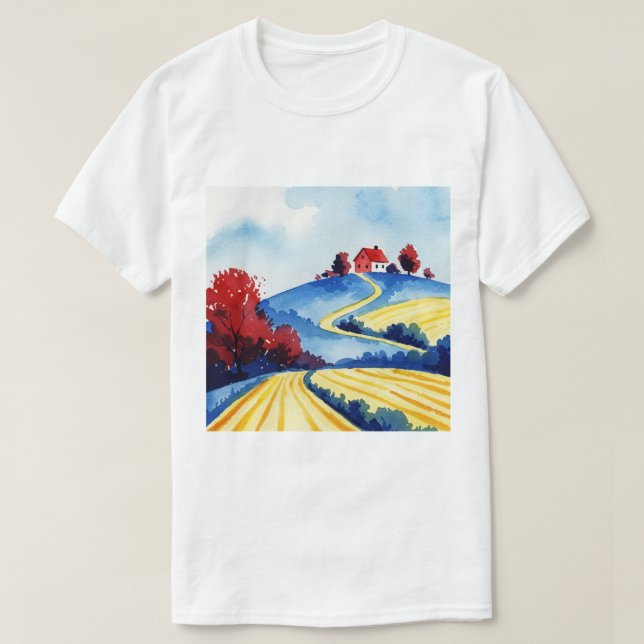 Rural landscape T-Shirt (Design Front)