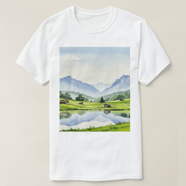 Rural landscape T-Shirt (Design Front)