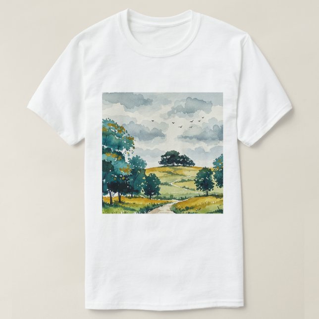 Rural landscape T-Shirt (Design Front)