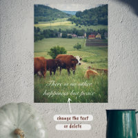 Rural landscape with cows
