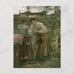 Rural Love, 1882 Postcard