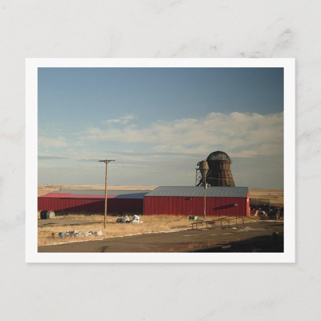 Rural Montana Art Postcard (Front)