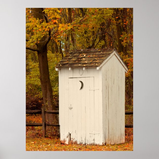 Rural - Outhouse - When nature calls Poster (Front)