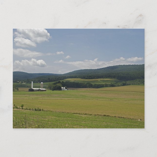 Rural Pennsylvania Farm Postcard (Front)