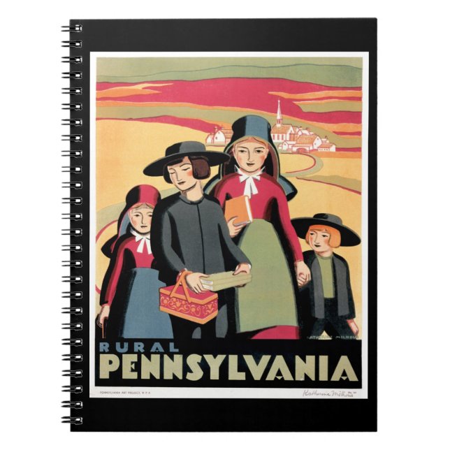 Rural Pennsylvania Spiral Notebook (Front)
