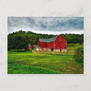 Rural Photography USA Countryside Pretty Landscape Postcard