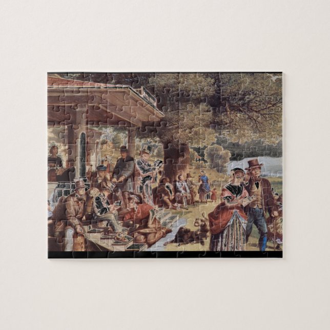Rural Post Office', Thomas_Art of America Jigsaw Puzzle (Horizontal)
