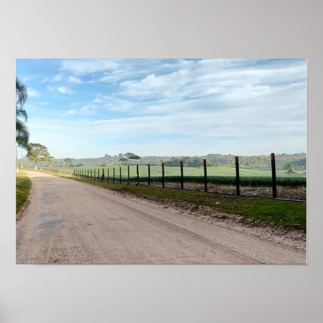 Rural Road Poster (Front)