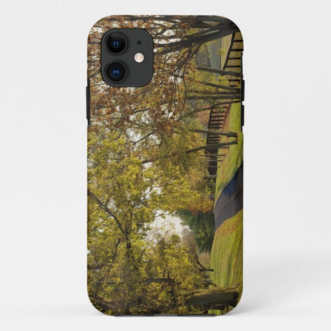 Rural road through Bluegrass region of Kentucky 2 Case-Mate iPhone Case (Back)