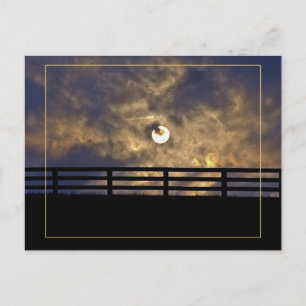 Rural Sunset Postcard