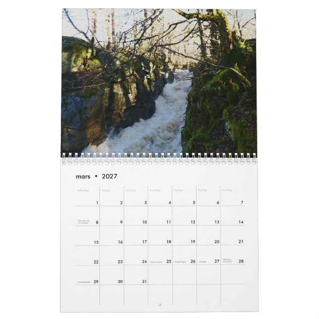 Rural Sweden Calendar 2023 (Mar 2027)