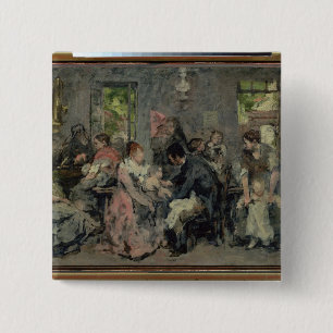 Rural Vaccination 15 Cm Square Badge