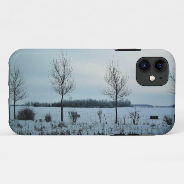 Rural View in Quebec, Canada Case-Mate iPhone Case (Back (Horizontal))