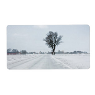 Rural winter road